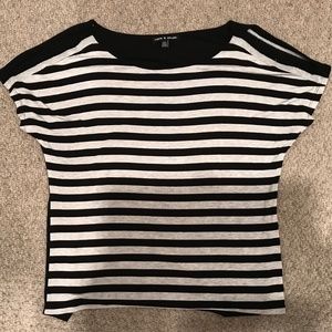 Short Sleeve Cable & Gauge T top